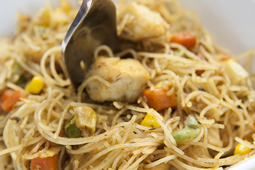 chicken rice noodles