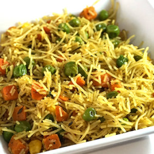 mixed vegetable rice noodles